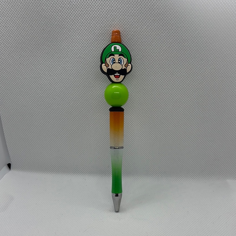 Handmade Focal Bead Pen -  Character Theme